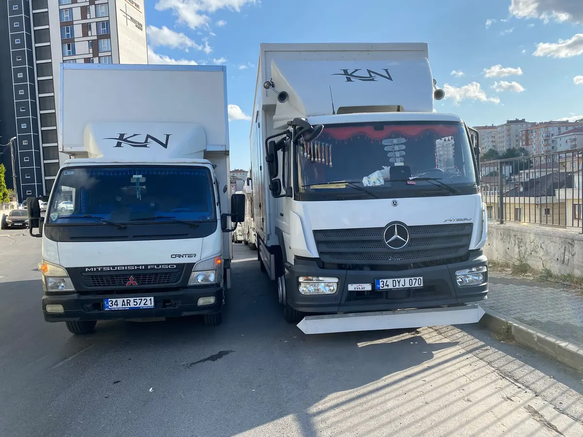 Kudret Nakliyat araçları